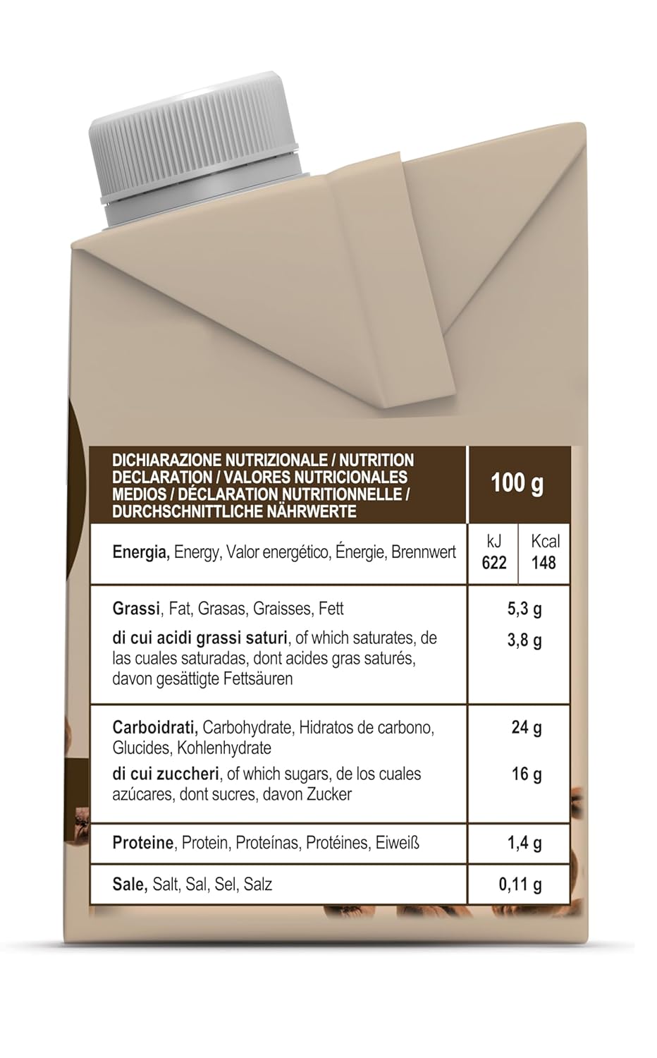 Gimoka Crema Caffè Latte Fără Lactoză Fără Gluten Fără Conservanți