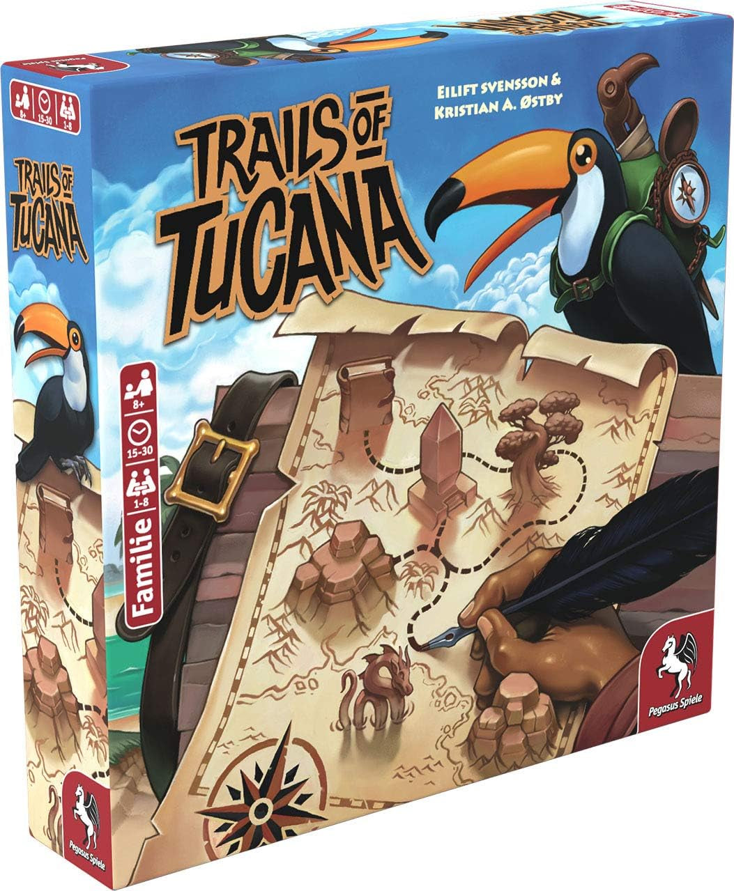 Pegasus Spiele 53150G - Traseele Tucanei, Alb, M