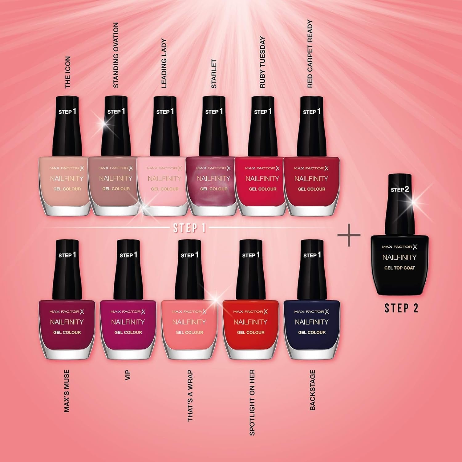 Oja de ojă Max Factor Nailfinity, culoare 100 (pachet de 2)