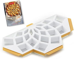 Formă de copt în formă de floare Betty Bossi – Formă creativă pentru foietaj și fursecuri – Depozitare practică, se poate spăla în mașina de spălat vase – Gustări și aperitive perfecte