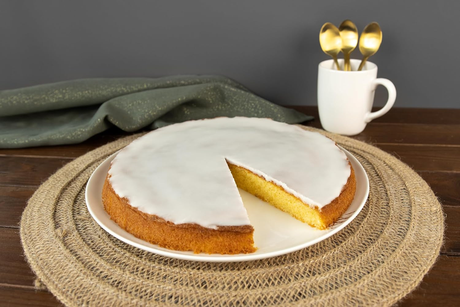 RUF Tarte Au Citron, Backmischung Für Einen Schnellen Zitronen-Kuchen Französischer Art, Mit Fruchtiger Zitronen-Glasur Naty Shop