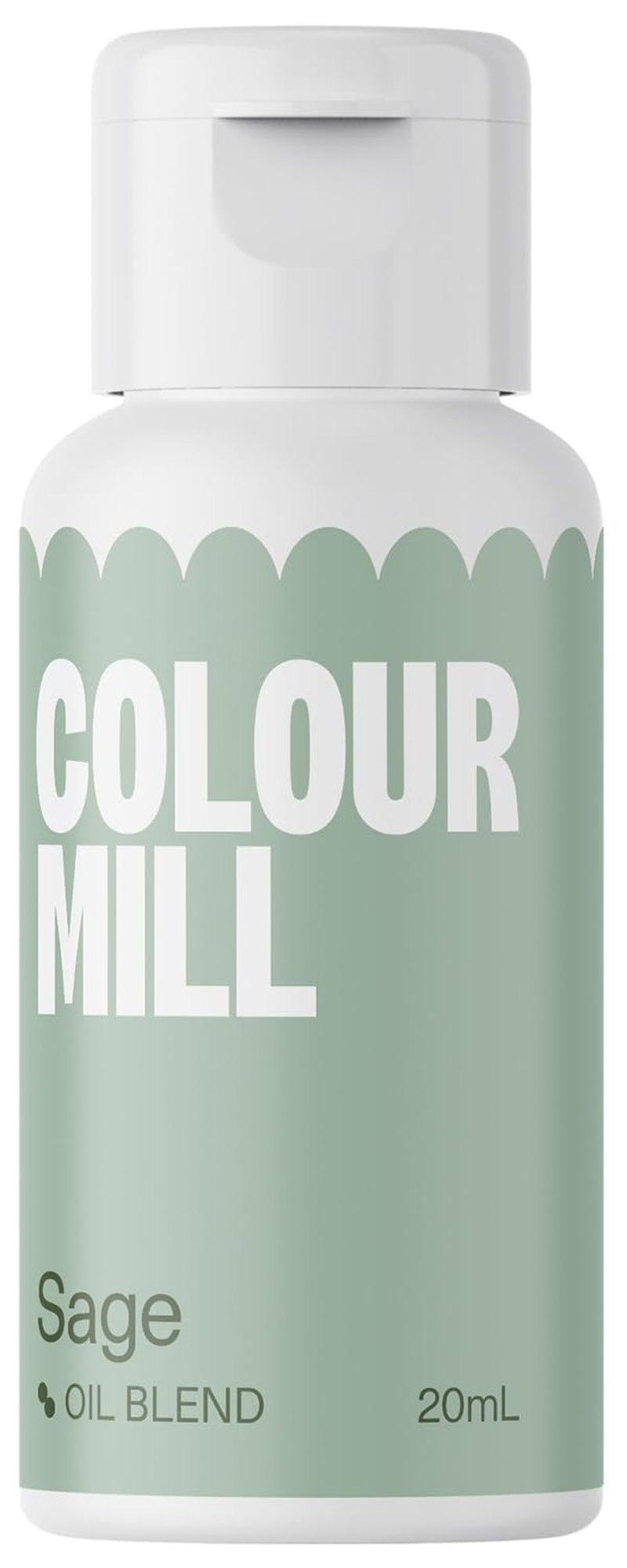 Colorant alimentar pe bază de ulei Oil Blend, 20 ml Naty Shop Salvie 20 ml