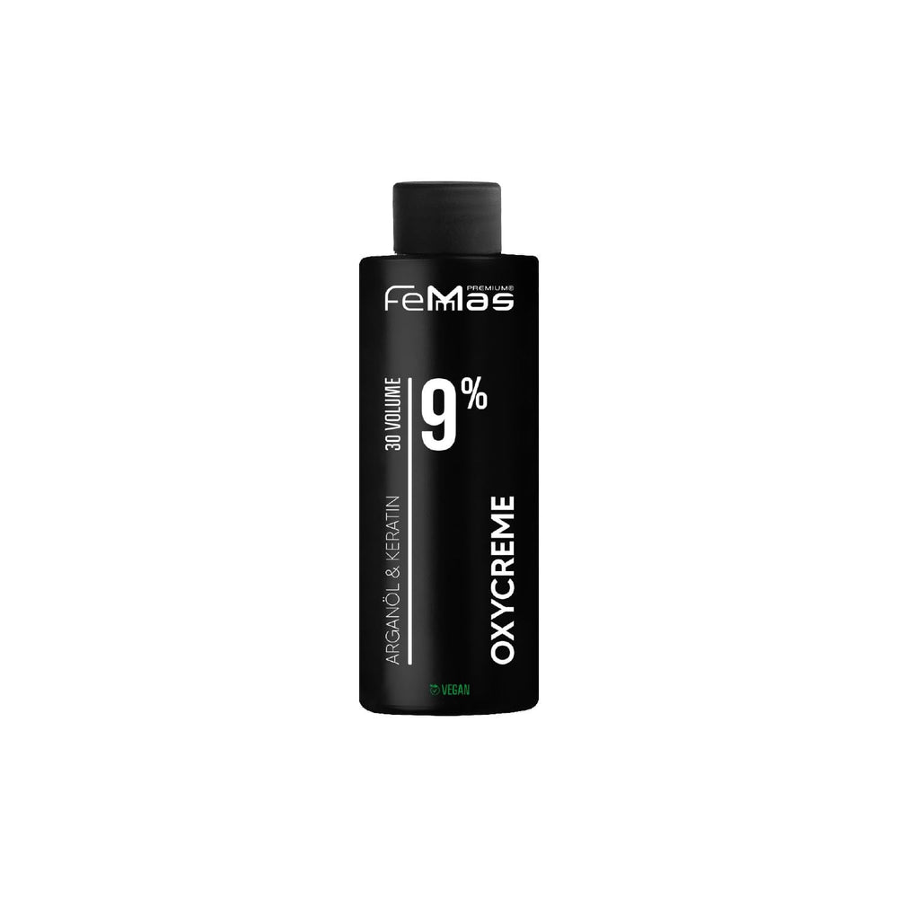 FemMas Oxycreme in 6% 1000 ml I Agent oxidant pentru colorarea și vopsirea părului I Aplicare ușoară și fixare optimă I Dezvoltator pentru rezultate uniforme în calitate de salon I Dezvoltator pentru colorarea părului Vopsea pentru par Naty Shop 9 100 Ml (1 pachet)
