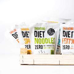 Tăiței Shirataki DIET-FOOD Tăiței Konjac cu conținut scăzut de carbohidrați, conținut scăzut de calorii, alimente vegane, fără grăsimi, fără soia, fără gluten, tăiței dietetici solubili în apă, conținut scăzut de calorii, 200 de grame
