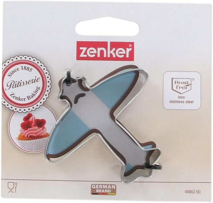 Formă de biscuiți Zenker 44862, tip avion, din oțel inoxidabil