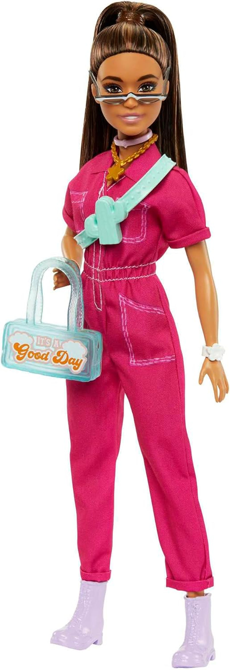 Barbie Ken - Blonde Puppe mit blauem Hemd und Badehose, Strand-Accessoires und Wasserball für kreatives Spielen, für Kinder ab 3 Jahren, HPL74