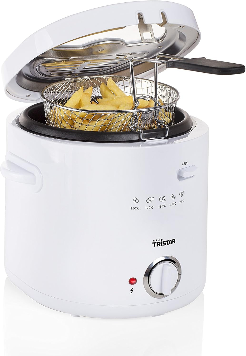 Tristar FR-6941 friteuză - termostat, 1,5 L, 1000 W, alb Electrocasnice Naty Shop Default Title