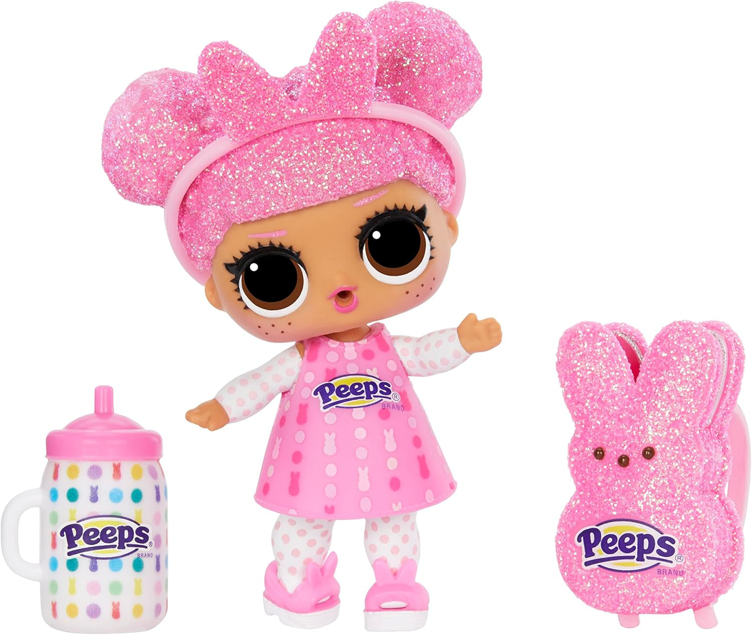 L.O.L. Surprise! Loves Mini Sweets Peeps - Cute Bunny - Limitierte Auflage mit Frühlingsthema - Sammlerpuppe mit 7 Überraschungen - Für Mädchen, Jungen und Sammler ab 4 Jahren