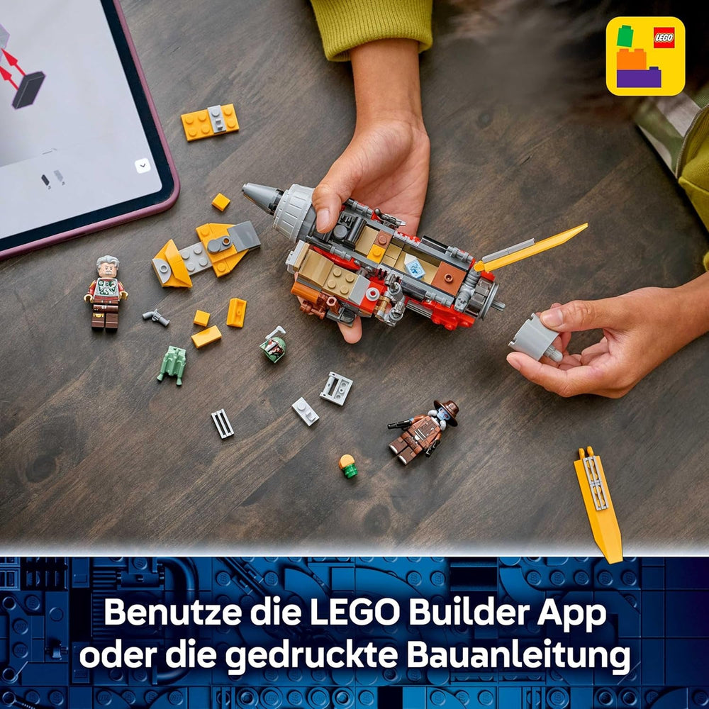 LEGO Star Wars 75437 Cobb Vanths Speeder - inkl. Cobb Vanth & Cad Bane Minifiguren sowie Blaster & Jetpack - Geschenk für Jungen ab 7 Jahren und Fans von The Mandalorian