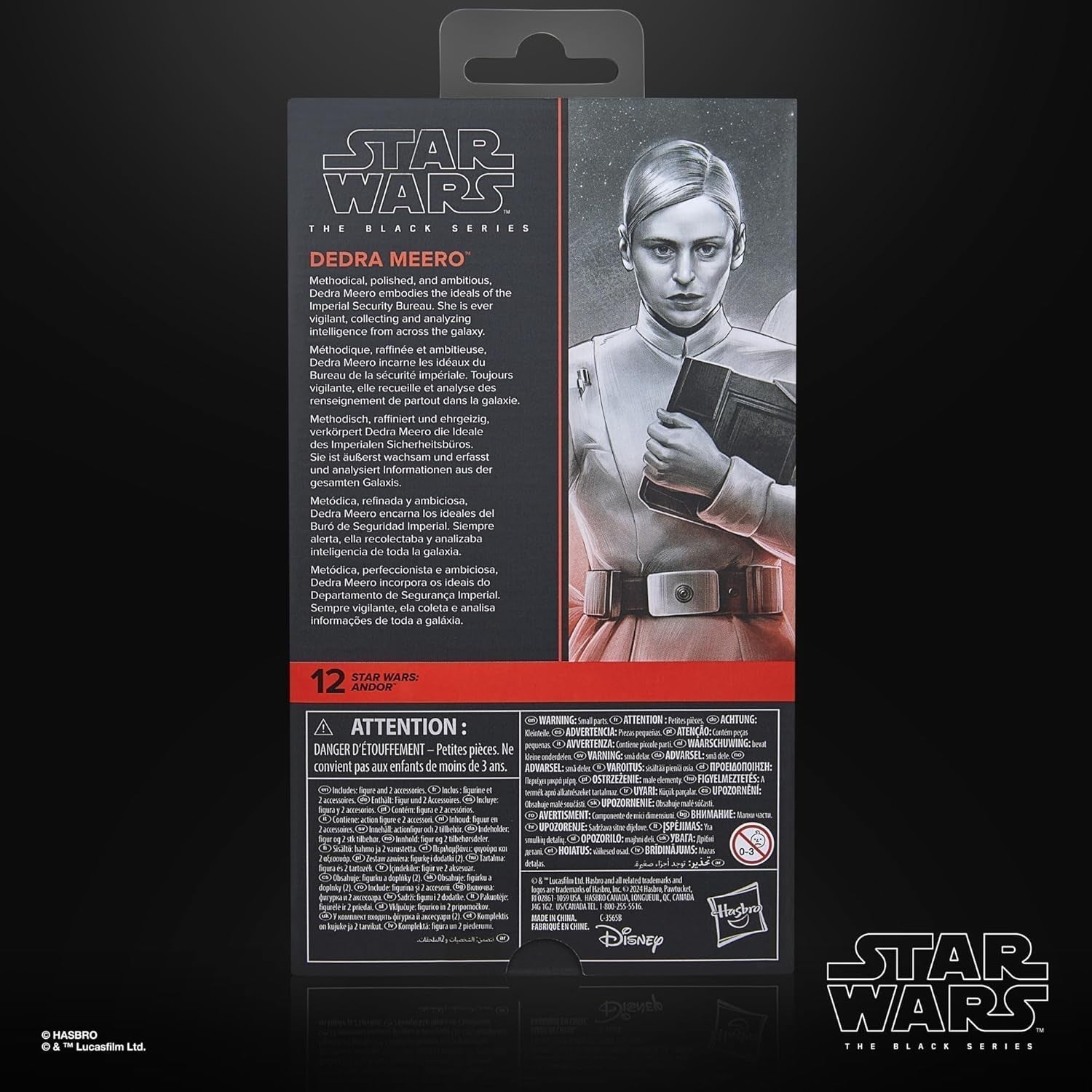 Star Wars seria neagră Dedra Meero Andor figurină de colecție, 15 cm Action figures Naty Shop