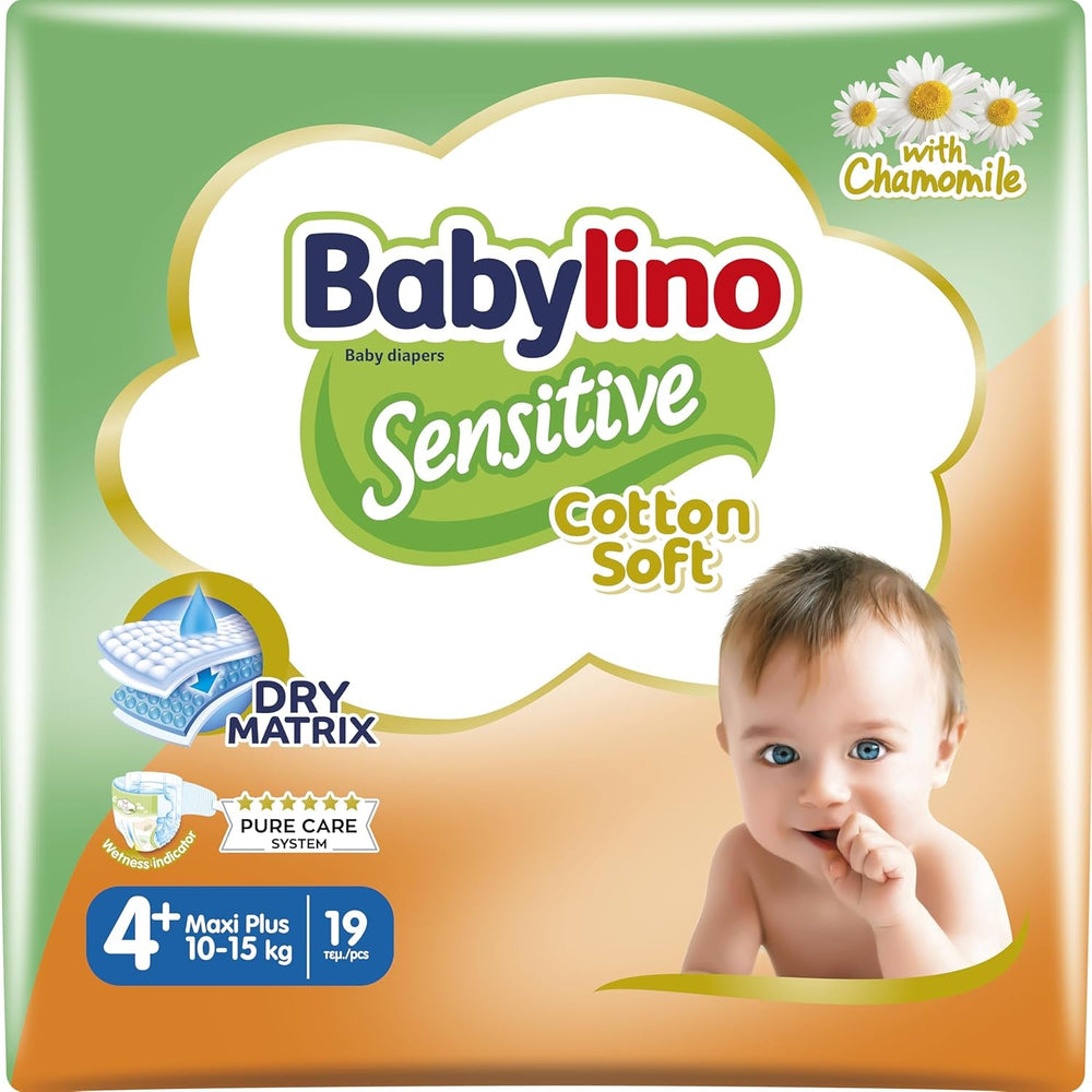 Scutece pentru bebeluși sensibili, mărimea 7, extra large plus (+15 kg), 14 bucăți