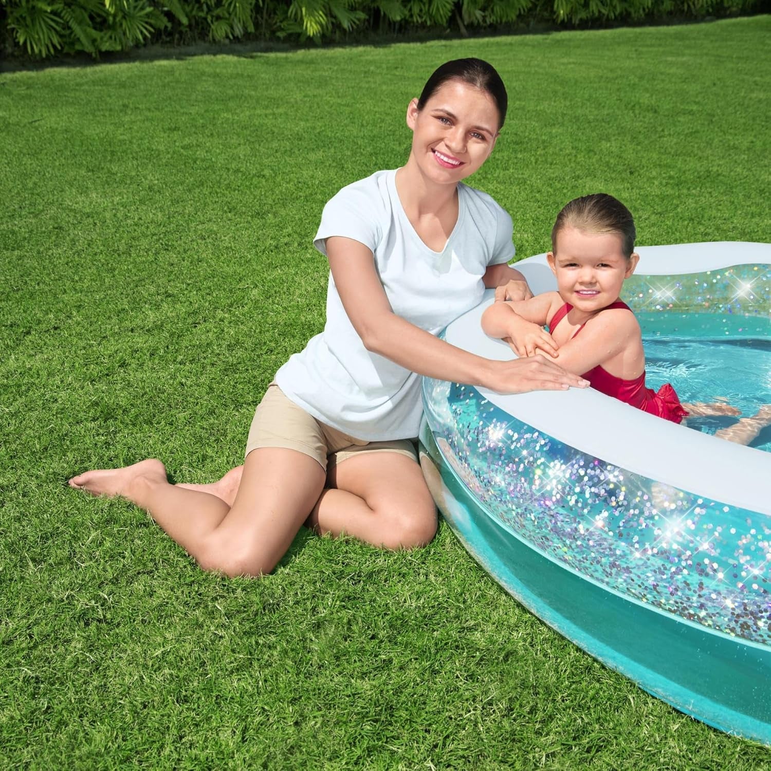 Piscină pentru copii Bestway Sparkle Shell 150 x 127 x 43
