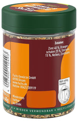 Fuchs Gewürze - Glühwein & Punsch Gewürz - weihnachtliche Gewürzmischung für Wein und Punsch - aus natürlichen Zutaten - 40 g in wiederverwendbarer, recyclebarer Dose