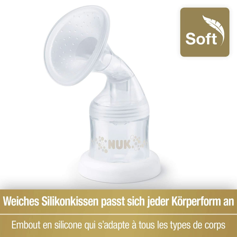 Pompă de sân dublă electrică NUK Nature Sense | Cu baterie, display LCD 2X recipiente pentru lapte matern de 150 ml Accesorii Hrana si Alaptare Bebe Naty Shop