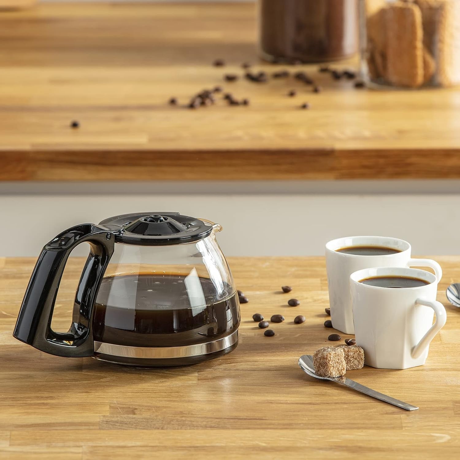 FG150813 Cafetieră Subito, 6 cești, Negru/Oțel inoxidabil