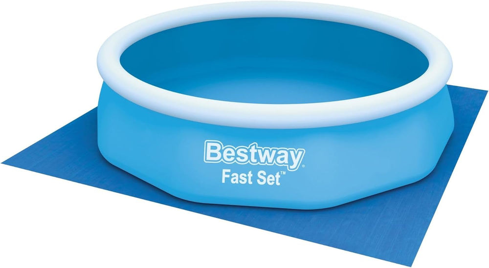 Folie de sol Bestway PE 335 x 335 cm, albastră, pătrată