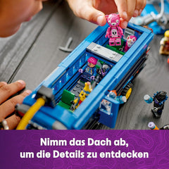 LEGO Fortnite Schlachtenbus, Spielzeug zum Videospiel mit Minifiguren, Geschenk für Gaming Fans ab 10 Jahren, Fahrzeug Bauset für Kinder, Kreatives Geschenk zum Geburtstag - 77073