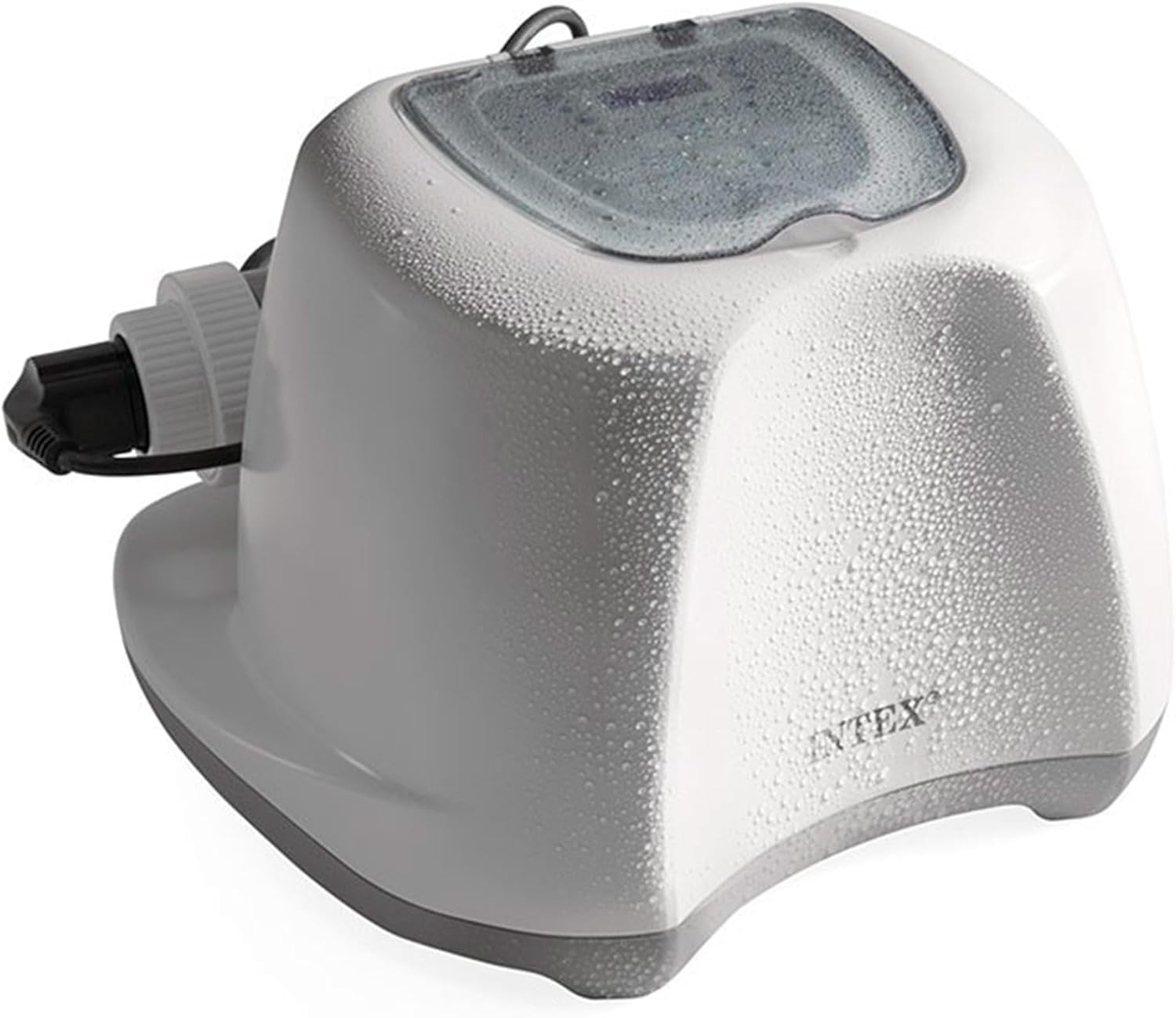 Intex 26670 – Sistem de filtrare cu apă sărată Krystal Clear, pentru pompă de filtrare 2650-12112 L/h, pentru piscine mici de până la 56800 L, plastic, alb