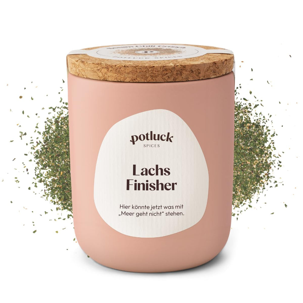 Potluck | Burger Spice | Würzmischung im Keramiktopf | 100g | Vegan, glutenfrei und mit natürlichen Inhaltsstoffen