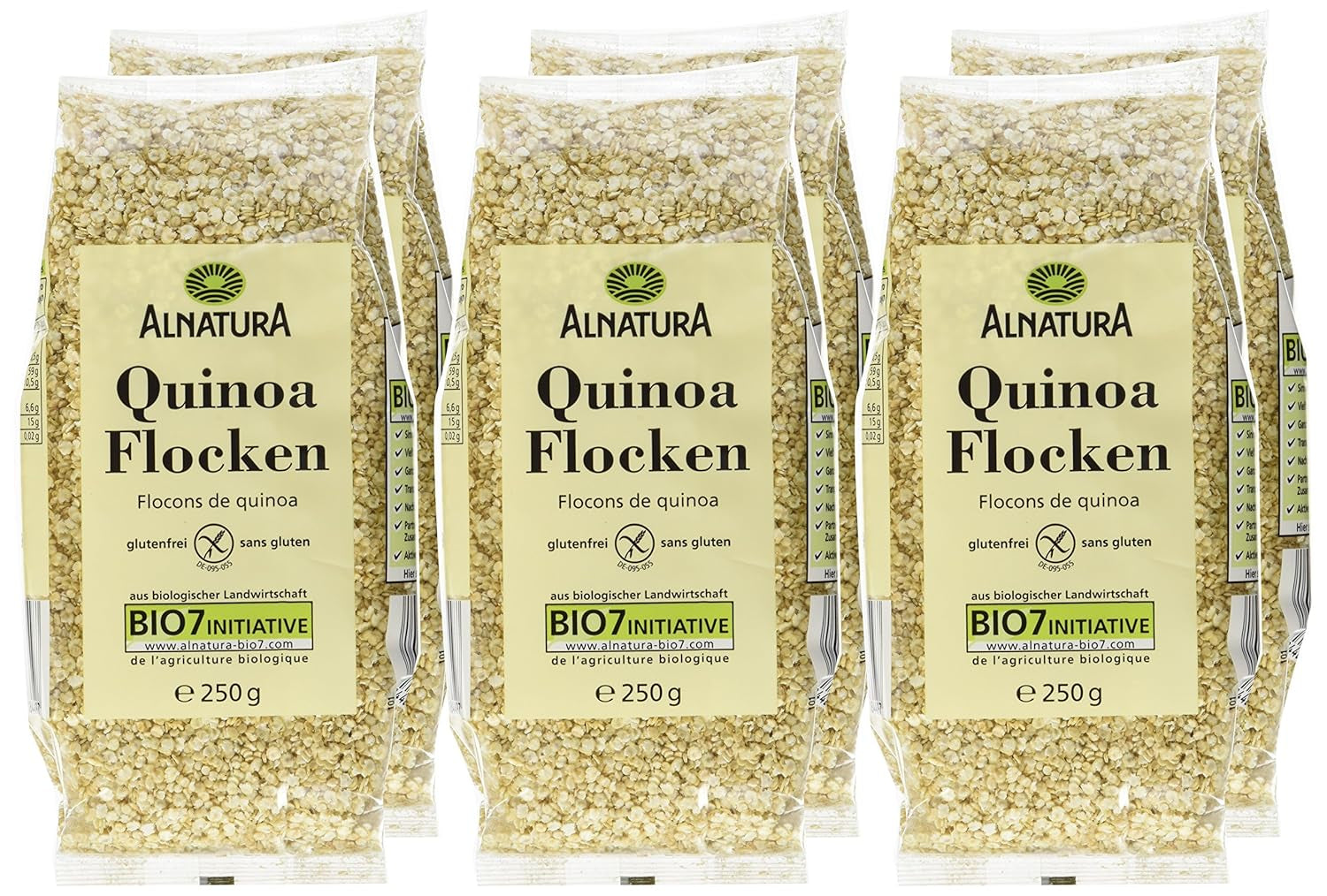 Fulgi de quinoa, pachet de 7 (7 x 250 g)