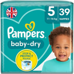 Scutece Pampers 81657566 Baby-Dry Pants, albe