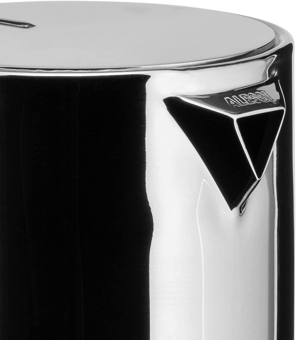 Alessi 9090/6 Espressor cu 6 căni pentru inducție, oțel inoxidabil, argintiu, 15,5 x 13,5 x 27 cm