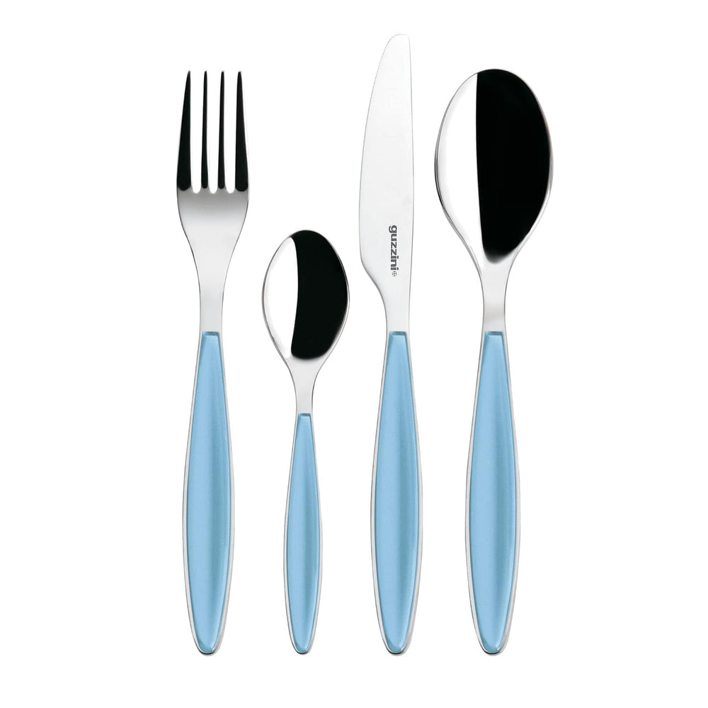Guzzini - Feeling, set tacâmuri 24 piese - Albastru mari Bucatarie Naty Shop