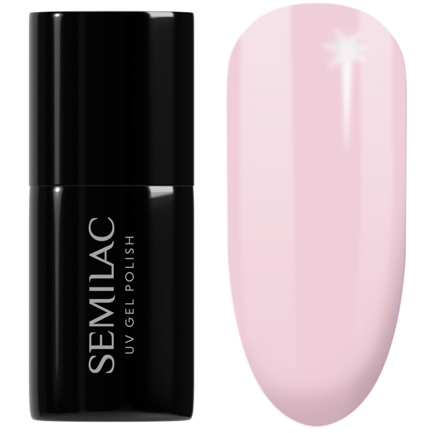 Semilac UV Nagellack Hybrid 404 Black Beans Muffin 7ml Kollektion Tastes of Fall
