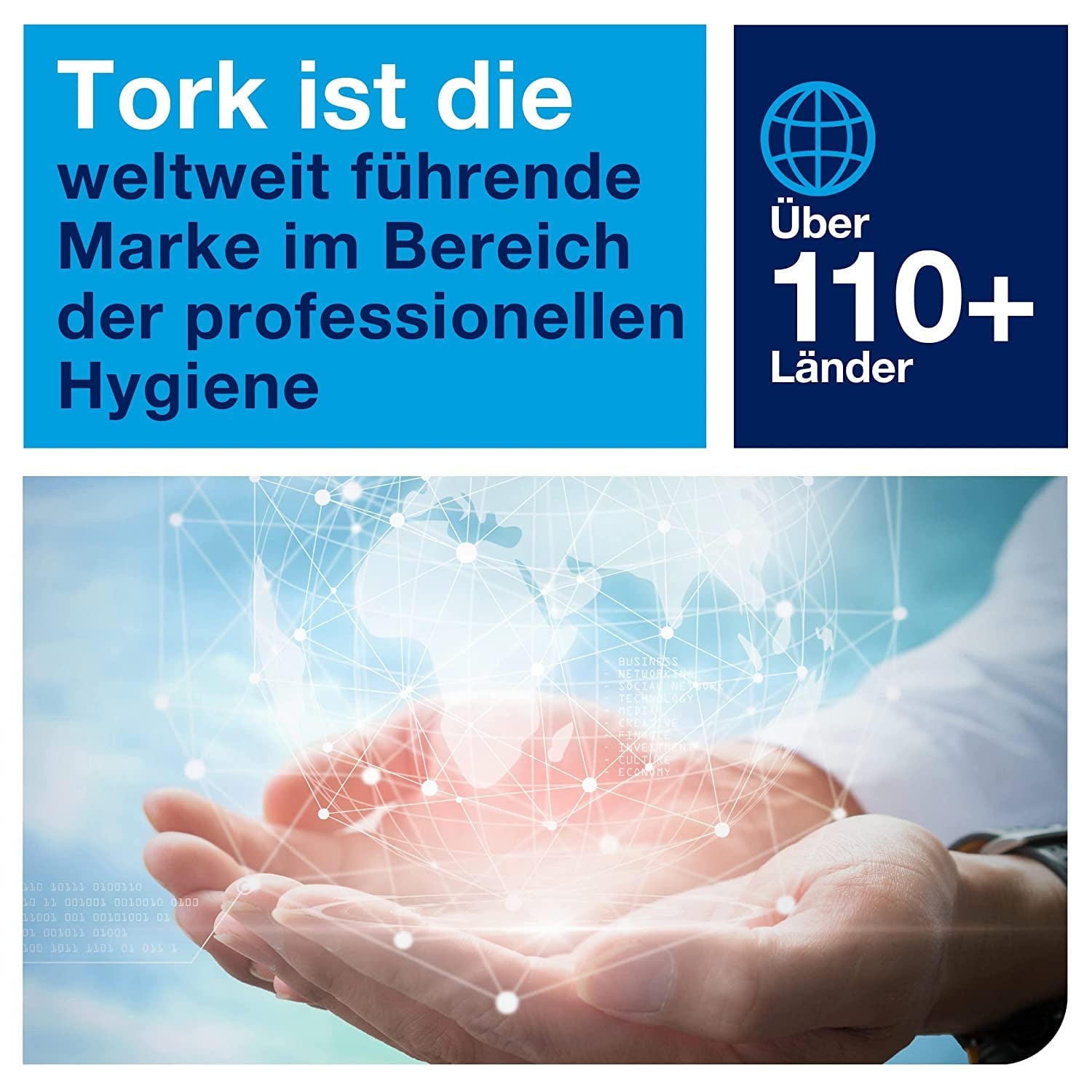 Hârtie igienică Tork Jumbo White T1, Advanced, 2 straturi, 6 × 380 M, 472118