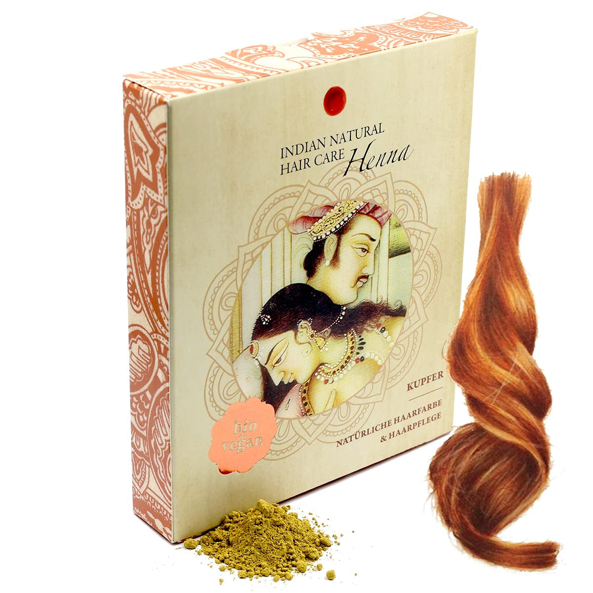 Henna - Cupru - Culoarea naturală a părului și îngrijirea părului - Pulbere - 200g Vopsea pentru par Naty Shop Titlu implicit