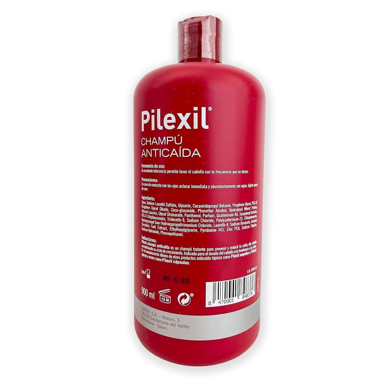 Șampon Lacer împotriva căderii părului 900 ml Ingrijire par Lacer