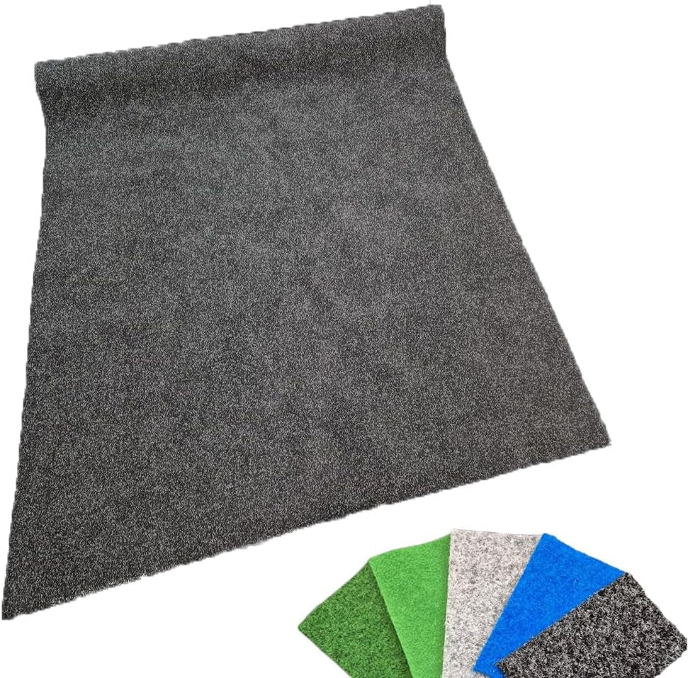 , Kunstrasen Für Den Außenbereich, Premium, Kunstrasen, Meterware, Ideal Für Terrasse, Balkon Und Garten, Dunkelgrün, 4 X 11 M