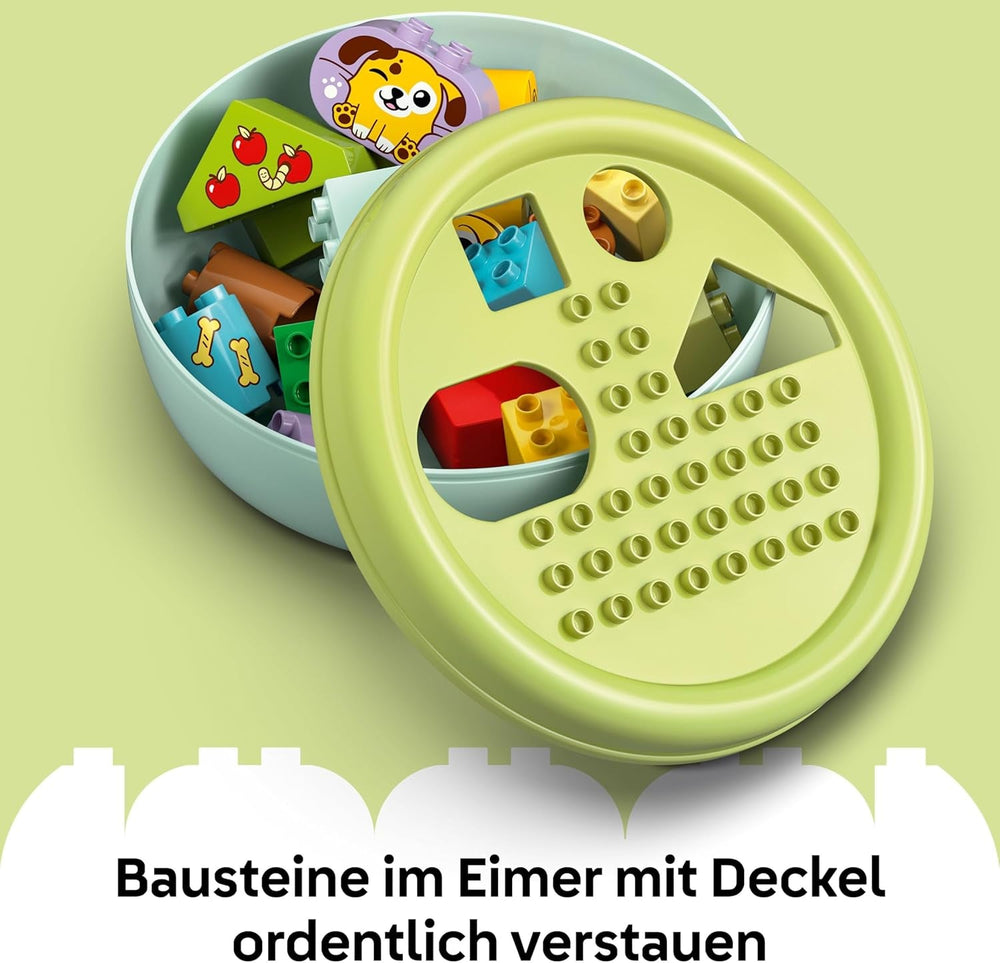 LEGO DUPLO Formsortierer: Welpenhaus - Montessori Sortierspielzeug für Kleinkinder mit bunten Steinen in verschiedenen Formen - Lernspielzeug für Feinmotorik für Mädchen & Jungen ab 18 Monaten - 10441