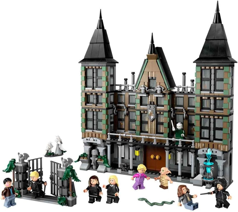 LEGO Harry Potter Landsitz der Familie Malfoy, Fantasy Spielzeug zum Sammeln und Ausstellen, Geschenk für Jungen, Mädchen und Fans der Zauberwelt, Geschenkidee mit 9 Minifiguren 76453