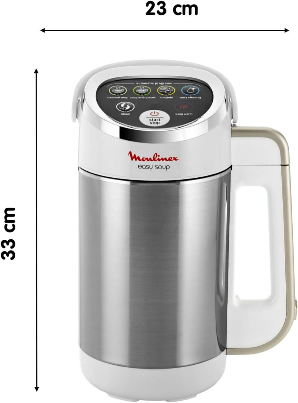 LM841110 Easy Soup Blender Chauffant Mixer (57894031), Kunststoff, Silber Bucatarie Naty Shop