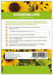 FLORTUS Sonnenblumen Samen Für Gastgeschenke (100 Tütchen) | Blumensamen Perfekt Als Dankeschön Geschenke, Werbegeschenke & Gastgeschenke Hochzeit