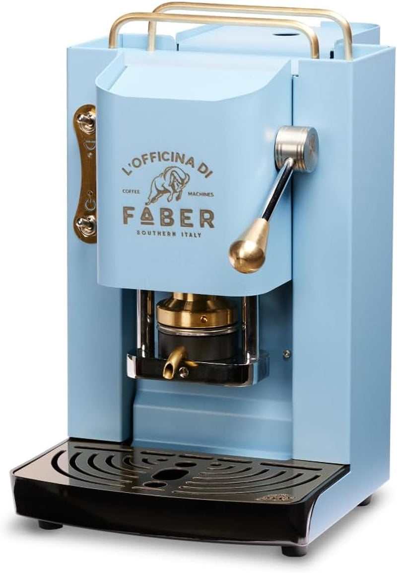 Espressor Faber Pro Deluxe din alamă cu capsule de hârtie Ese 44 mm