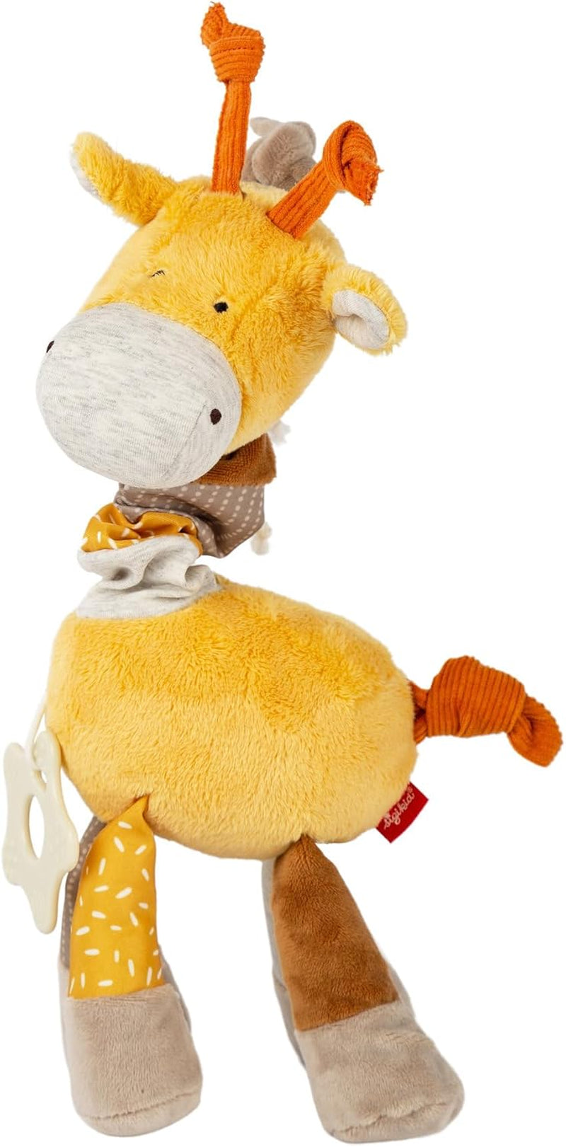 SIGIKID 40104 Pești activi Baby Activity PlayQ Jucărie pentru copii fete și băieți recomandată de la 3 luni multicolor Jucarii Bebe Naty Shop Galben/bej/giraffe