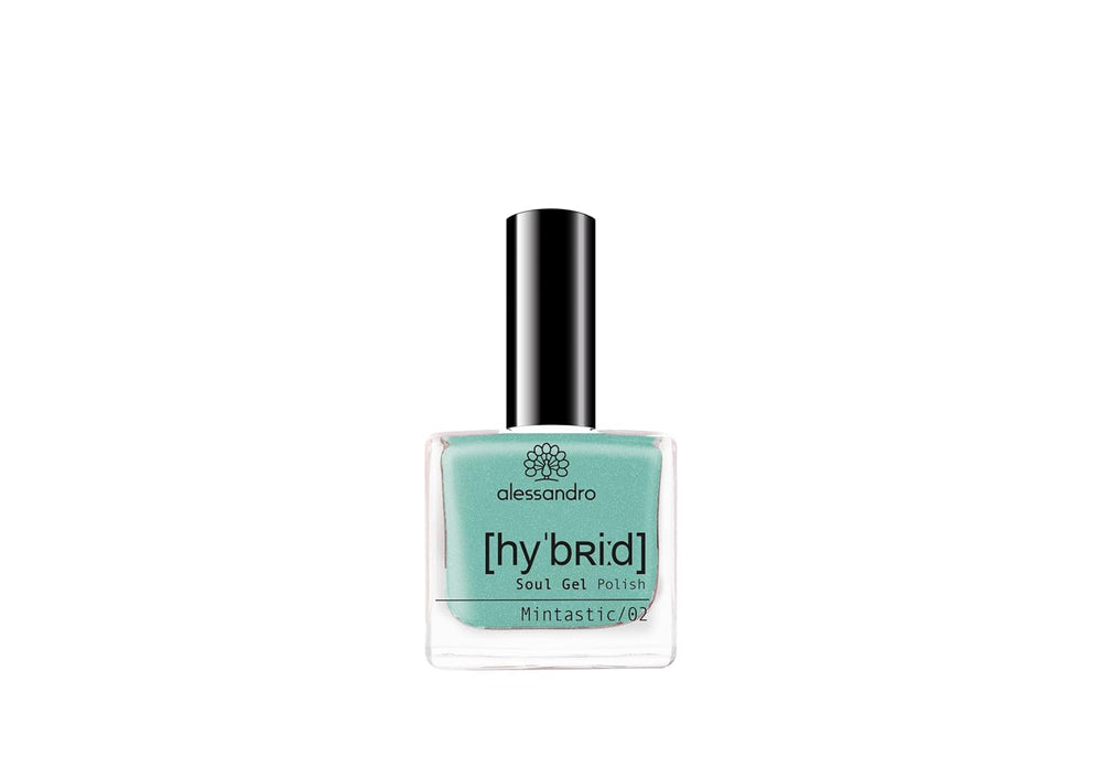Oja HYBRID alessandro Blueberry Slush - albastru pastel - Unghii perfecte în doar 3 pași, fără LED - rezistă până la 10 zile! 8 ml