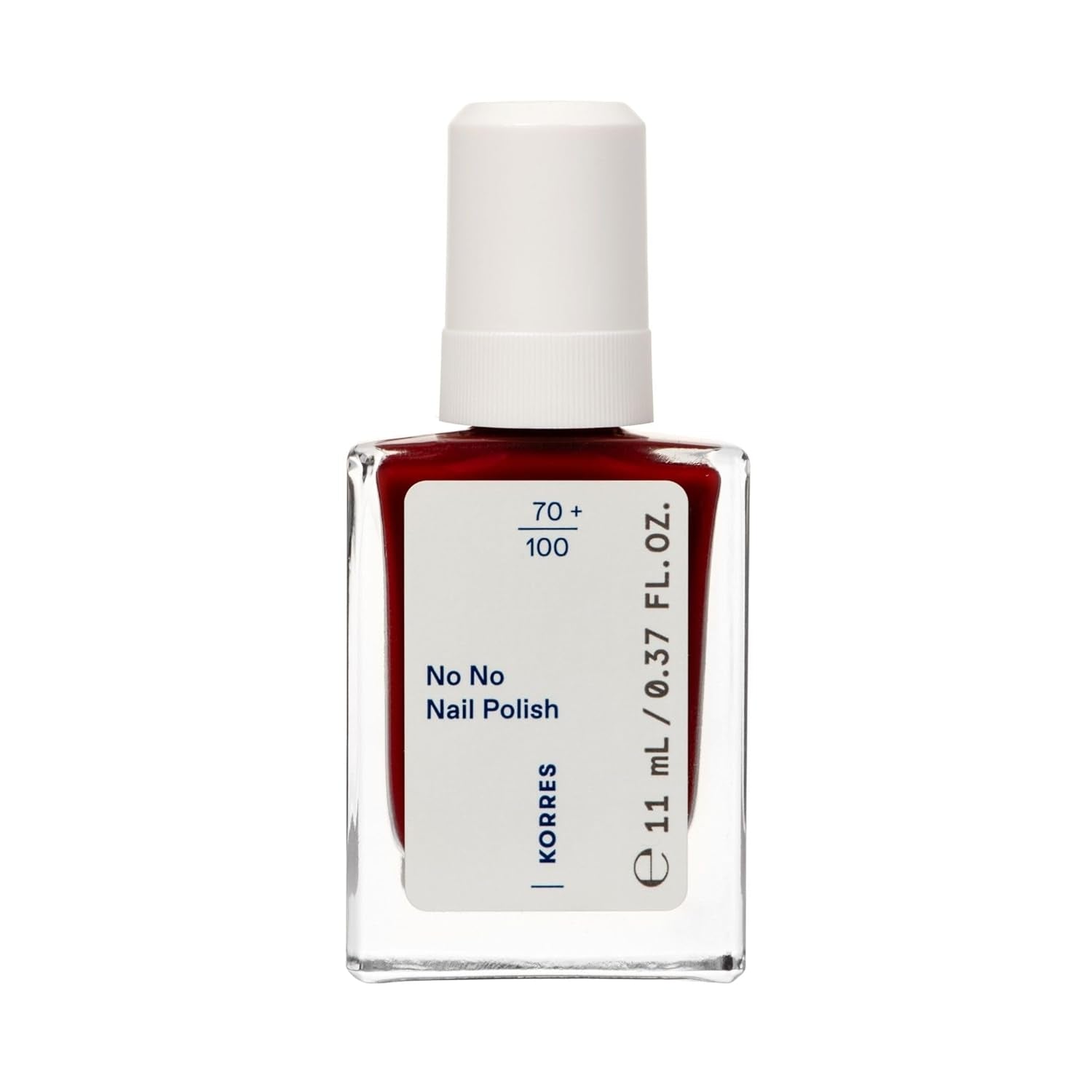 Bază de ojă KORRES No No - bază vegană 10% fără eliberare, pentru o culoare de lungă durată, rezistentă la ciobire, 11 ml - unghii îngrijite natural, fără substanțe nocive