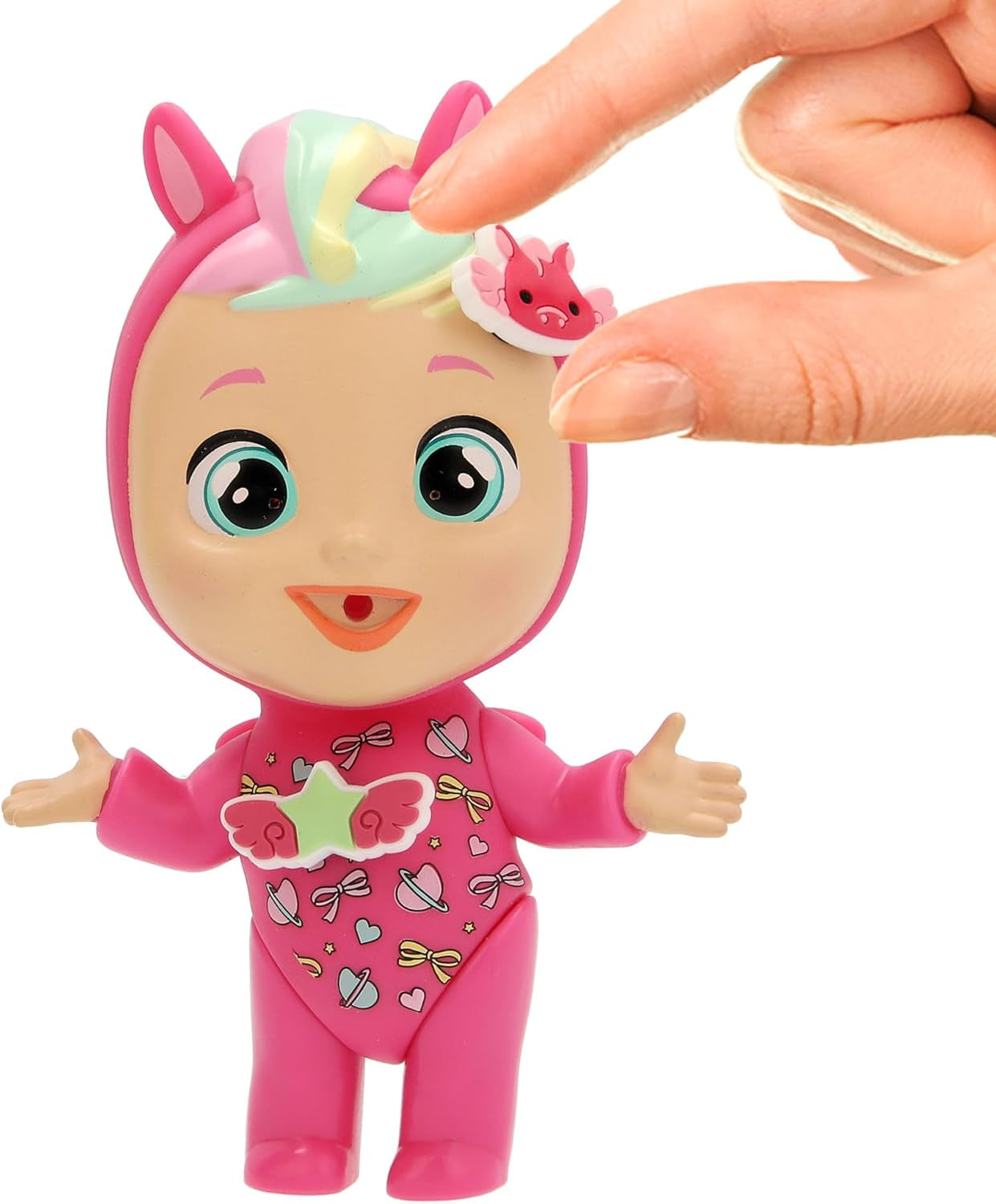 CRY Babies Magic TEARS CHARMZ Überraschungs-Puppe Sammelbare Puppen mit Überraschung 8 Babypuppen mit Charms zum Personalisieren Kinder ab 3 Jahren
