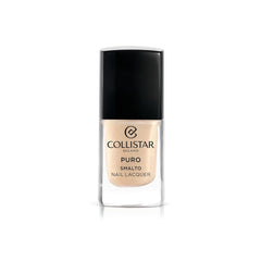 Lac de unghii Collistar Puro, ojă de lungă durată cu un finisaj strălucitor, nr. 923 Porcellana Champagne, 10 ml