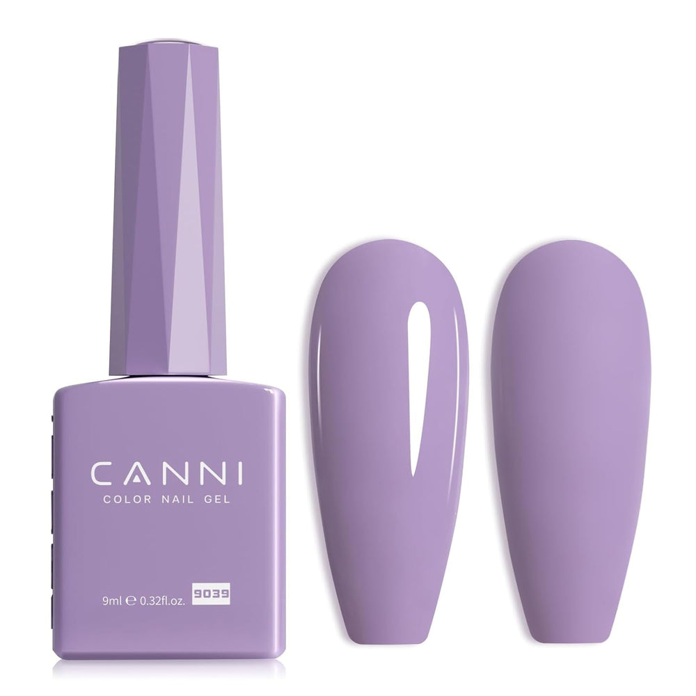 Ojă gel CANNI, semipermanentă, violet închis, ojă, gel UV, se detașează prin înmuiere, manichiură