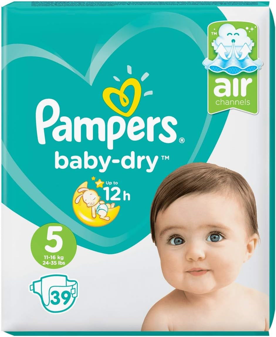 Scutece Pampers 81657566 Baby-Dry Pants, albe