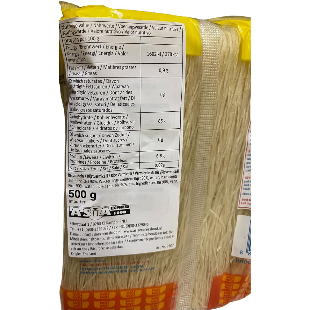 THAILANDA - Vermicelli de orez în stil chinezesc, (1 X 500 GR)