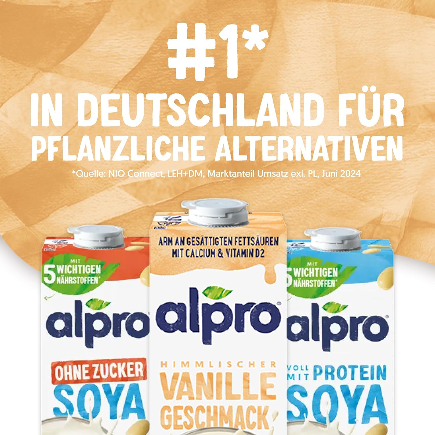 Alpro Lapte Din Soia Vanilie 8x1L - Vegan Si Bogat In Calciu