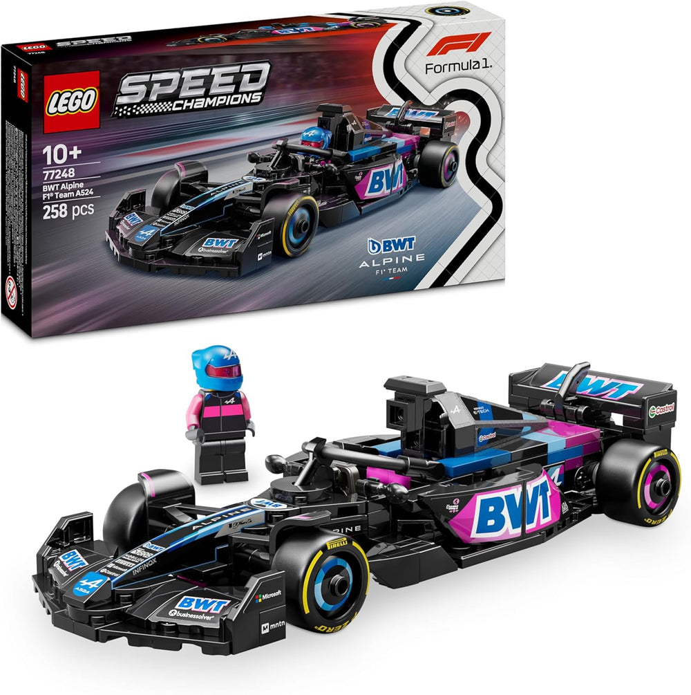LEGO Speed Champions Mercedes-AMG F1 W15 Rennauto - Spielzeug mit Formel 1 Minifigur - Modell Auto zum Sammeln und Bauen - Geschenk für Jungen & Mädchen ab 10 Jahren oder Erwachsene Fans 77244