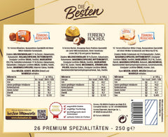 Ferrero The Best Nut Edition - Cadou de Ciocolata pentru El și Ea cu 3 Sortimente Premium