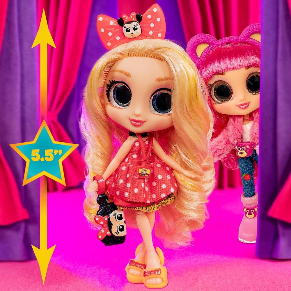Disney Doorables Adoorbs Serie 1 Sammlerpuppen mit Zubehör, 14cm, Fashion-Puppe, Spielzeug ab 5, Just Play