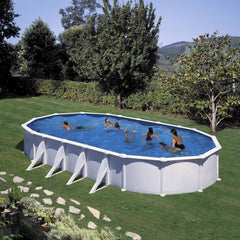 Gre FPROV500 - Căptușeală pentru piscine ovale, 500 x 300 x 120 cm (lungime x lățime x înălțime), sistem de agățare, albastră